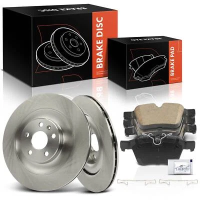 6x rotores de freno de disco + pastillas de freno de cerámica para Volvo XC90 2016 2017 2018 2019 trasero Foto 1 de 4