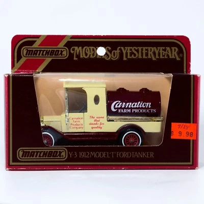 Matchbox Yesteryear Y-3-4 1912 Model T Ford Tanker Carnation 1984 England - Image 1 of 4