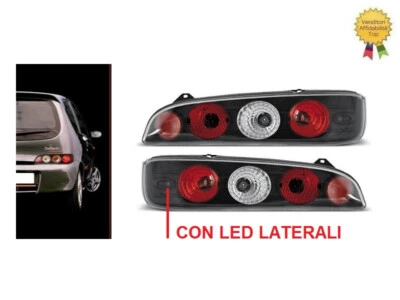 Fari Posteriori Luci Fanali Tuning Fiat Seicento 1998-2010 Design Nero - Immagine 1 di 4