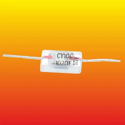 CONDENSADOR VINTAGE VIDRIO AXIAL 102pF 1% 500V SOVCOR AVX CY10C1020F Foto 1 de 3