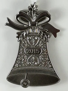 Weihnachtsglocken - 2015 Punze Ornament - graviertes Metall - OHNE BOX - Bild 1 von 4