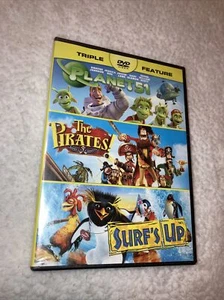 BRAND NEW Sealed PLANET 51 / THE PIRATES / SURF'S UP Triple Feature 3-Movies DVD - Picture 1 of 5