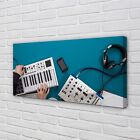 Tulup Canvas print 140x70 Wall Art Picture Console DJ Headphones