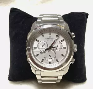 VINTAGE CANDINO SAPPHIRE C4582 HAND WATCH SWISS MADE QUARTZ ST STELLS - Picture 1 of 10