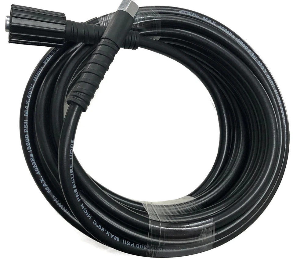 DETEC. Hochdruckschlauch für 7 PS Hochdruckreiniger 10m 1/4" M22 400bar