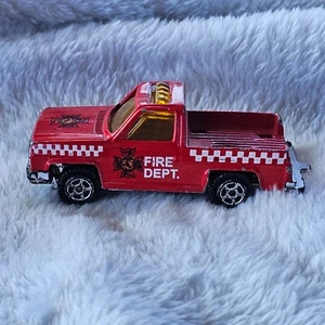 Vintage Yat Ming 1990 Chevy Fire Dept Pickup Truck Rare Original Old Car - Picture 1 of 6
