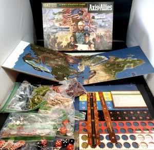 AXIS & ALLIES 1942 Second 2nd Edition Strategy Board Game - 100% Complete - Picture 1 of 10