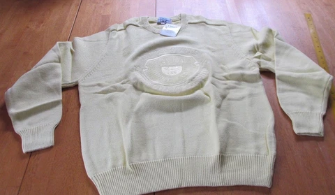 1990 US Open Medinah golf tournament La Mode sweater L NWT NOS Hale Irwin yellow Cover