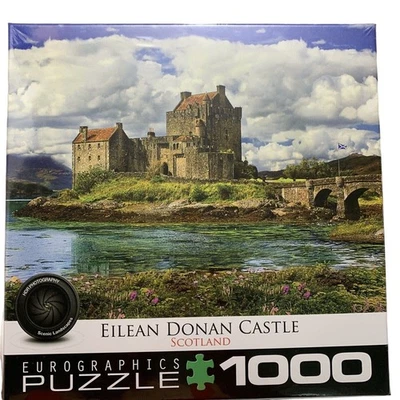 Rompecabezas Castillo Eilean Donan Escocia 1000 piezas Paisaje Escena Agua NUEVO Foto 1 de 4