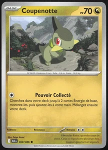 Carte Pokémon Coupenotte  068/086    Foudre Noire Français - Picture 1 of 2