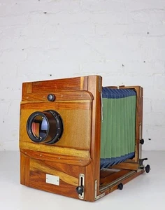 Cámara de estudio vintage URSS 1973 I-37 45/300 lente 130x180 mm pantalla coleccionable - Imagen 1 de 10