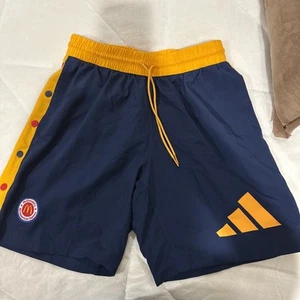 eric emanuel x mcdonalds x Adidas Shorts Size Medium Color Blue/yellow - Picture 1 of 8