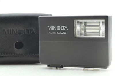 Tested [NEAR MINT w/Case] MINOLTA CLE Auto Electro Flash TTL Strobe JAPAN - Image 1 of 4