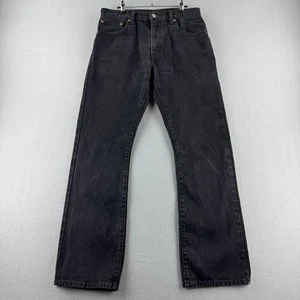 Levis Jeans MEns 33x32 (Fits 32x31) Black Denim 517 Bootcut - Picture 1 of 17