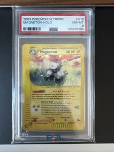 Pokemon Magneton Holo Rare Skyridge H18/H32 PSA 8 NEAR MINT-MINT - Picture 1 of 2