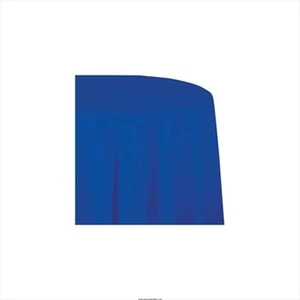 Creative Converting 703147 82 In. Cobalt Plastic Tablecover Octy & Round - Ca... - Picture 1 of 1