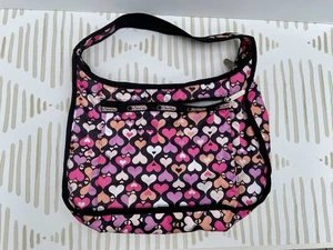 Le Sportsac Hobo Bag Herzmuster - bitte lesen - Bild 1 von 7