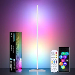 MIHEAL RGB Floor Lamp,16 Million Colors LED Floor Lamps 56" Lamps for Living Roo - Picture 1 of 6