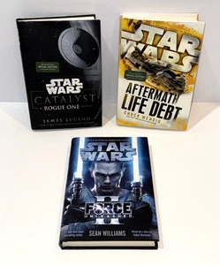 Star Wars Hardcover Book Lot Catalyst Rogue One Aftermath Life Debt B&N Editions - Bild 1 von 9