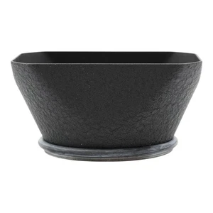 Pentacon Lens Hood Aperture 49mm 49 MM IN Black Made of Metal Rectangular - Picture 1 of 3