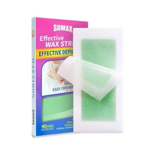 Facial Body Wax Strips Hair Removal Paper Home Waxing Kit With 6 clear Wipes UK - Picture 1 of 18