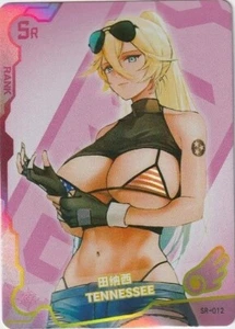 Tennessee Sexy Girl Waifu Anime Karte Custom TCG Girl Holo Goddess Story ACG - Bild 1 von 1