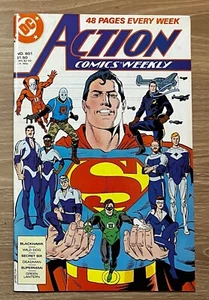 Action Comics #601 Superman DC Bronze Age Clark Kent Kryptonite Krypton vf - Picture 1 of 3