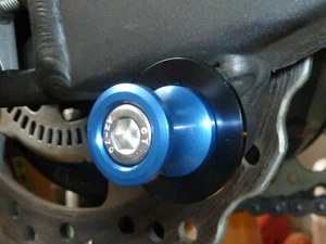 Triumph Scrambler 1200 XE 2019-2024 PADDOCK STAND BOBBINS COTTON REELS SPOOLS - Bild 1 von 11