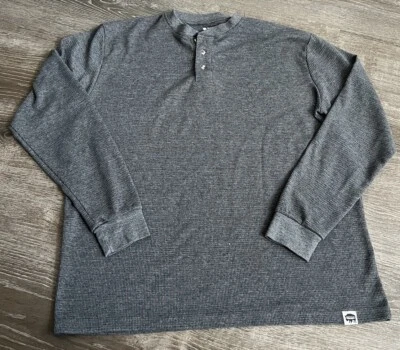 Camiseta Buffalo Outdoors Henley Para Hombre Tejida Gofre Térmica Manga Larga, Talla 2XL Foto 1 de 4