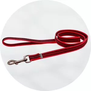Herm Sprenger Rojo Reflectante Goma Nylon Plomo Perro 1,2 m a 5 m - Imagen 1 de 3