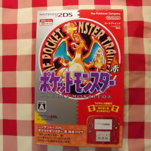Nintendo 2DS Pokemon Charizard Red Limited Console Japanese New - Picture 1 of 3