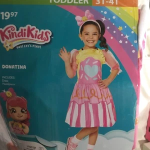 Kindi kids Donatina costume size 3T-4T. White And Pink - Picture 1 of 4