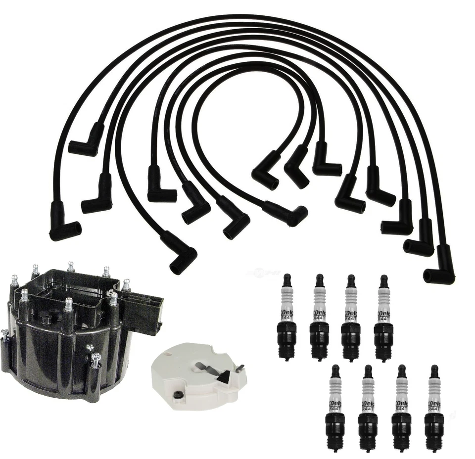 Kit de encendido ACDelco distribuidor tapa de rotor cable bujías para GMC C25 C35 K35 Foto 1 de 1