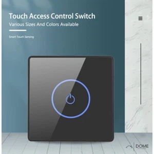 IDOME Access Control Door Switch Exit Push Release Button Contactless UK Stock - Picture 1 of 13