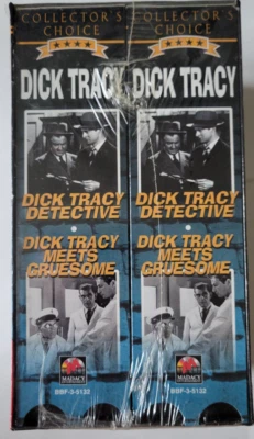Dick Tracy Collector’s Choice 4-Tape Set VHS Sealed NEW - Image 1 of 4