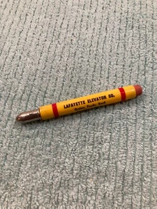 Vintage Bullet Pencil: Lafayette Elevator Co. - Lexington, MO - Picture 1 of 4