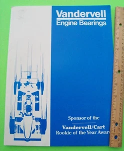 1984 Vandervell INDY / CART ROOKIE OF THE YEAR PRESS KIT Fittipaldi VILLENEUVE - Picture 1 of 6