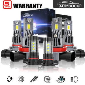 For Chevy Suburban 2007 2008-2014 LED Headlights + Fog Light Bulbs Combo Kit A+ - Picture 1 of 20