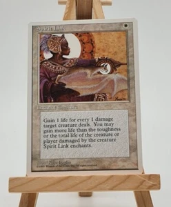 Spirit Link  (Fourth Edition (4ED) Magic Karte MTG englisch (Geisteskontakt) - Bild 1 von 2