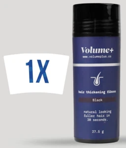1x Haarverdichter Volume+ Streuhaar Schütthaar Haarausfall schwarz - Bild 1 von 1