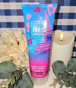 New Bath and Body Works -Paris Amour- Ultimate Hydrating Body Cream 8 oz - Picture 1 of 2