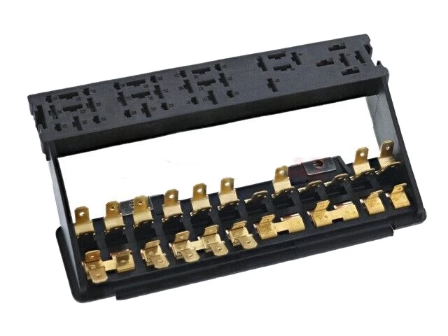CAJA DE FUSIBLES 12 POSTES DE FUSIBLES VOLKSWAGEN T1 BUG BEETLE 1973-1977 VANAGON 1980-1985 Foto 1 de 1