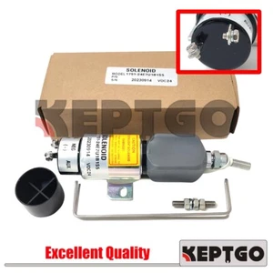 New 24V Stop Solenoid 1751-24E7U1B1S5A For Cummins 2 terminals - Picture 1 of 6