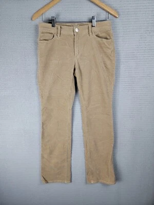 Ann Taylor Loft corduroy pants womens size 6 P 28 X 29 casual brown modern boot - Image 1 of 4