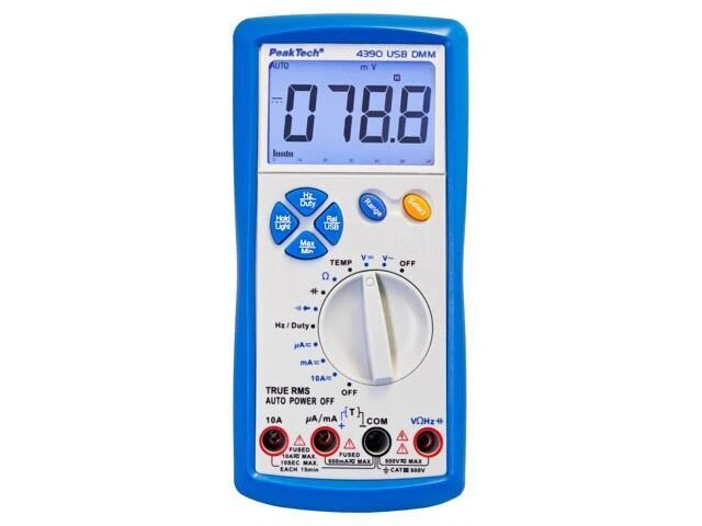 P 4390 Digitaler Multimeter LCD (6000),Bargraph-Anzeige,beleuchtet PEAKTECH - Bild 1 von 1