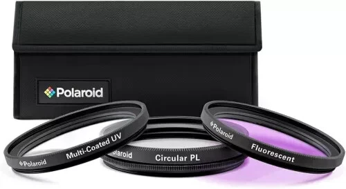 Polaroid Creative Filter Kit, Circ Polariser + UV + Fluorescent - 46mm VGC. refB - Image 1 of 1