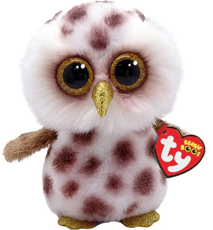 TY BEANIE BABIES BOOS WHOOLIE OWL PLUSH SOFT TOY NEW WITH TAGS - Image 1 of 1