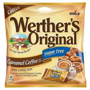 Werther's Original caffè al caramello senza zucchero 1,46 once, spedizione gratuita! - Foto 1 di 4