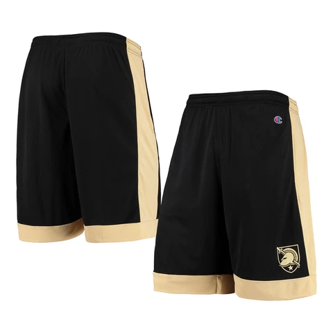 Men's Black Army Black Knights Outline Shorts Cover