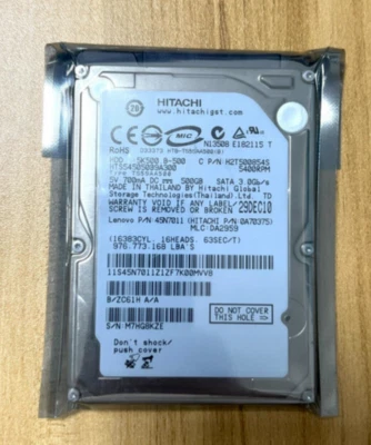 Hitachi 5K500.B HTS545050B9A300 500GB Internal 5400RPM 2.5" SATA Hard Drive - Bild 1 von 3